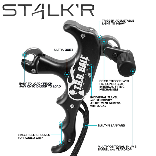 T.R.U. Ball Stalk'r 4 finger - Black