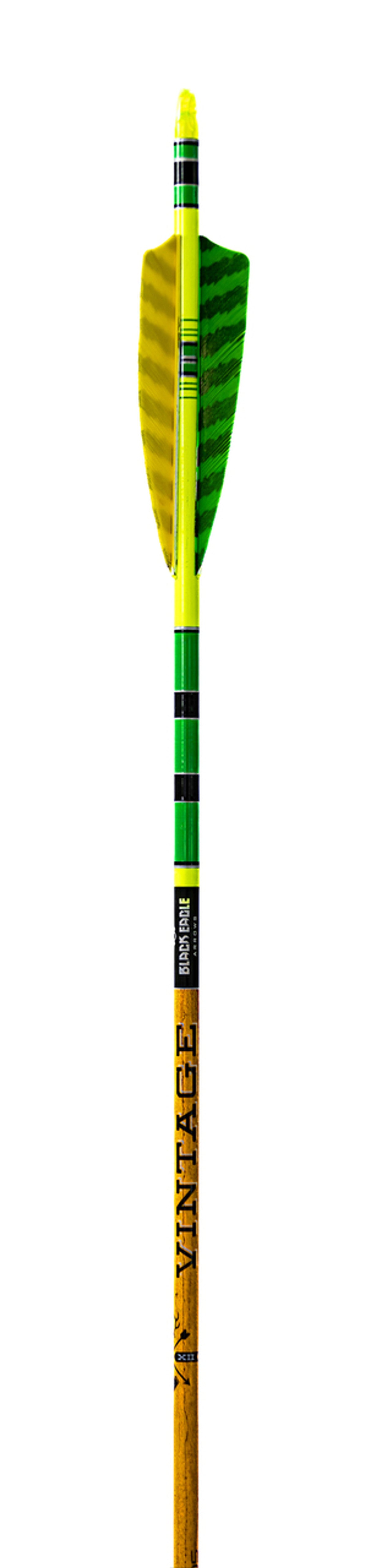 Black Eagle Traditional Feather Fletched Arrows